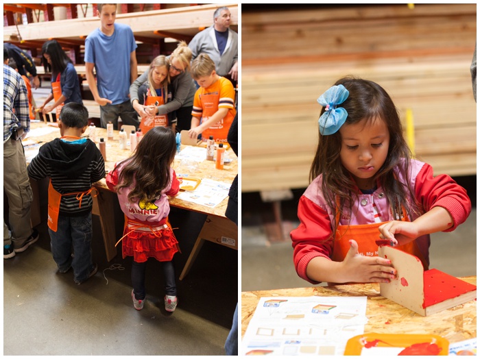 Kids workshop at The Home Depot