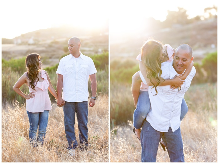 Engagement Session, fields in San Diego, natural Light, couple, love, sunflare, natural light, wedding photographer