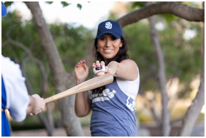 NEMA_Photography_San_Diego_Padres_theme_LA_dodgers_theme_engagement_USD_college_Campus