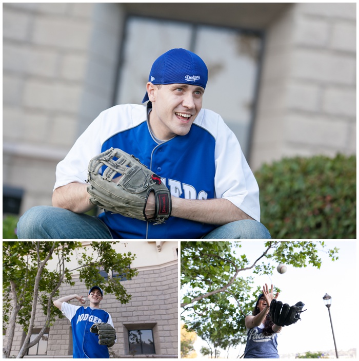 NEMA_Photography_San_Diego_Padres_theme_LA_dodgers_theme_engagement_USD_college_Campus