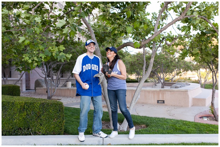 NEMA_Photography_San_Diego_Padres_theme_LA_dodgers_theme_engagement_USD_college_Campus