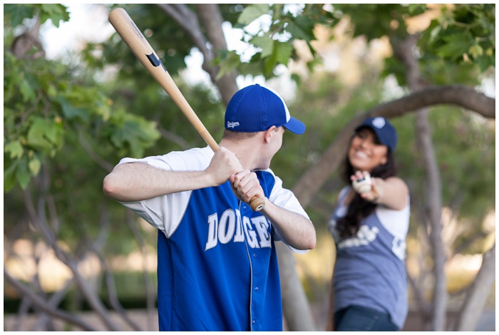 NEMA_Photography_San_Diego_Padres_theme_LA_dodgers_theme_engagement_USD_college_Campus