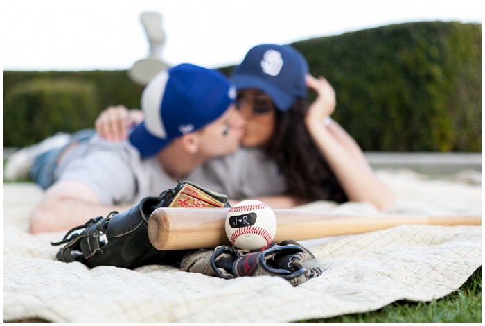 NEMA_Photography_San_Diego_Padres_theme_LA_dodgers_theme_engagement_USD_college_Campus