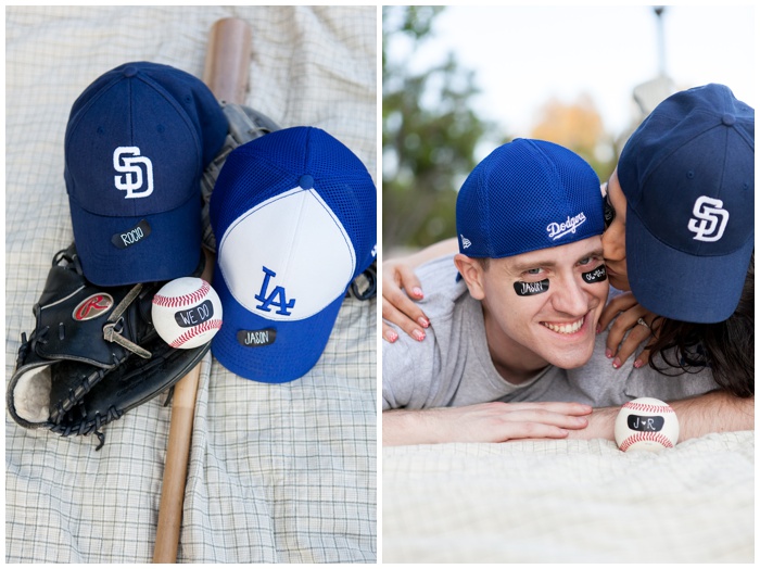 NEMA_Photography_San_Diego_Padres_theme_LA_dodgers_theme_engagement_USD_college_Campus