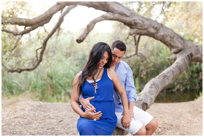 Maternity photos, maternity session, maternity photographer, los penasquitos preserve, sun flare, nature, natural light photography