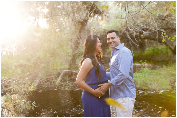 Maternity photos, maternity session, maternity photographer, los penasquitos preserve, sun flare, nature, natural light photography