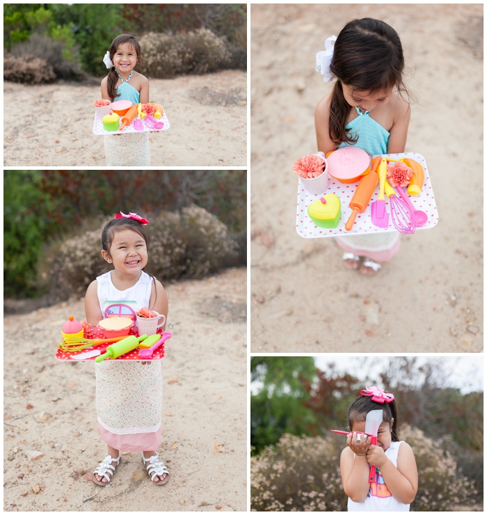 NEMA Photography, portrait photographer, baking theme session, bake session, girls, session, photos, fun session, flowers, baking, san diego