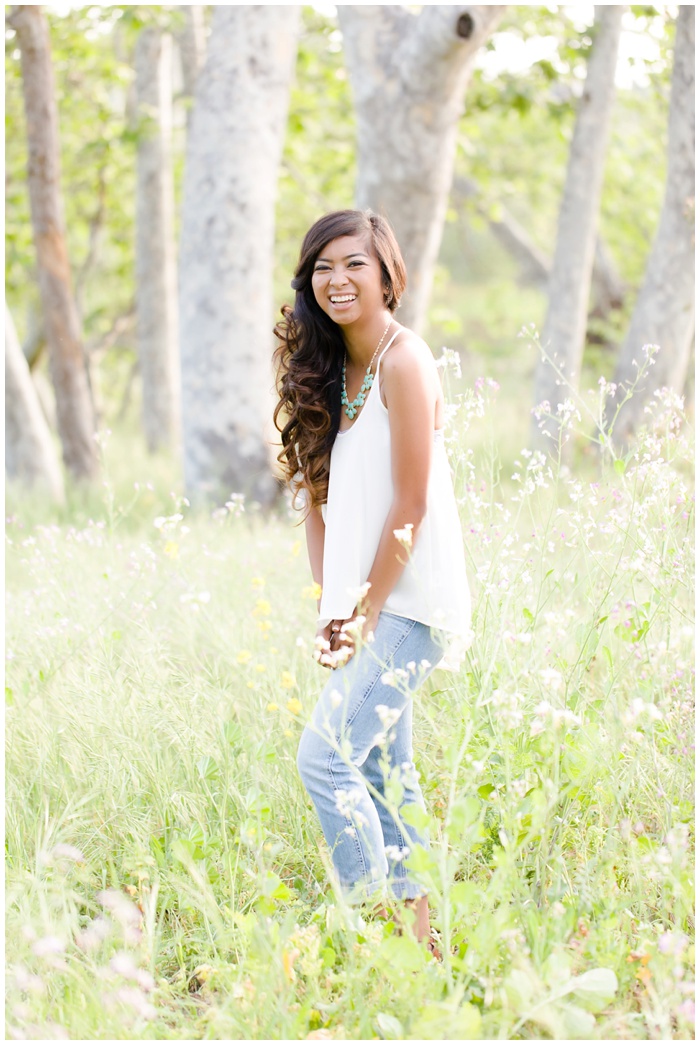 Los Penasquitos Preserve, San DIego Senior Photographer, fields, natural light, sunflare