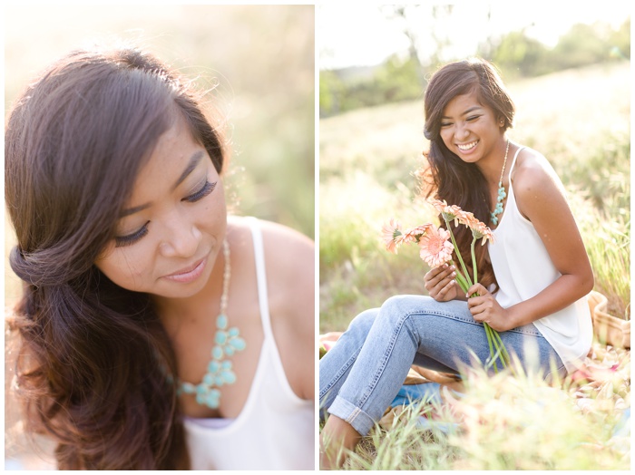 Los Penasquitos Preserve, San DIego Senior Photographer, fields, natural light, sunflare