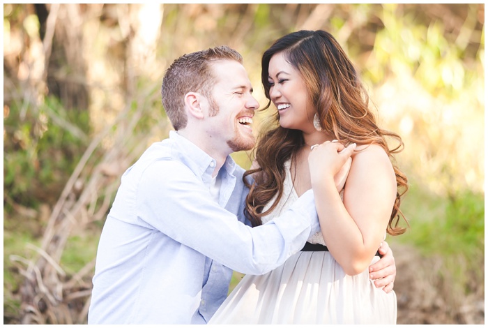 San Diego photographer, wedding photographer, old poway park, engaement session, color, outfits, love, fun, joy, laughter, coordinating outfits, nature_4715.jpg