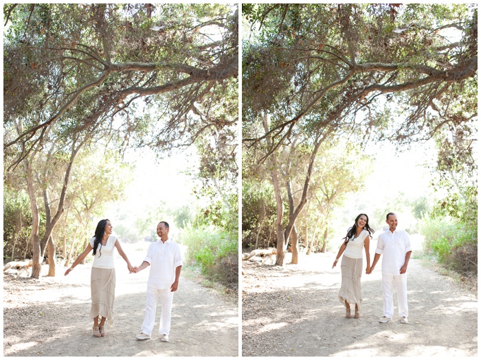 San Diego photographer, wedding photographer, old poway park, engaement session, color, outfits, love, fun, joy, laughter, coordinating outfits, nature_4716.jpg