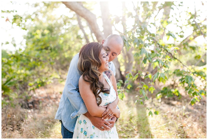 San Diego photographer, wedding photographer, old poway park, engaement session, color, outfits, love, fun, joy, laughter, coordinating outfits, nature_4719.jpg